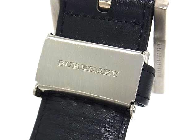 美品　バーバリー ビックバックル　太ベルト メッシュデザイン 黒　シルバー　刻印 美品 バーバリー ビックバックル 太ベルト メッシュデザイン 黒