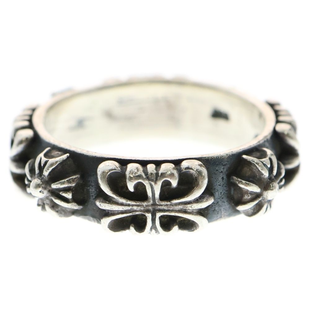 A&G (エーアンドジー) フローラル クロスバンド リング SV925 シルバー