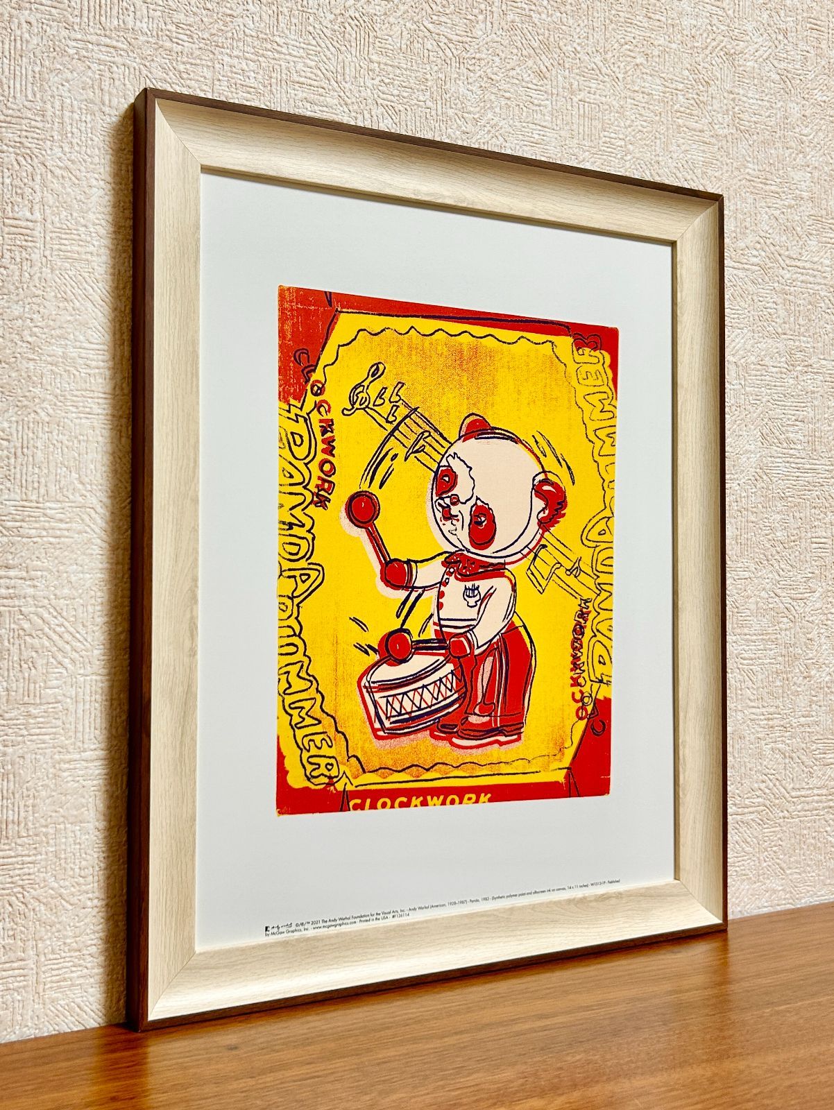 新品☆額縁付アートポスター(BRUCE MCGAW GRAPHICS)☆アンディ