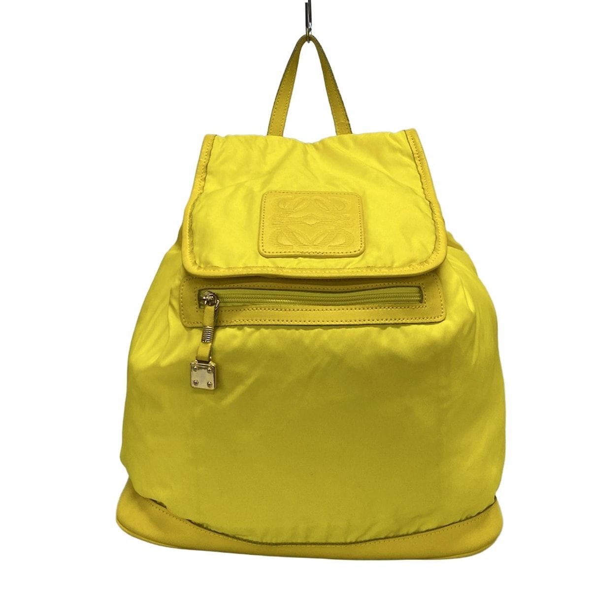 LOEWE/ロエベ アナグラム イエロー リュックサック IKZ-919