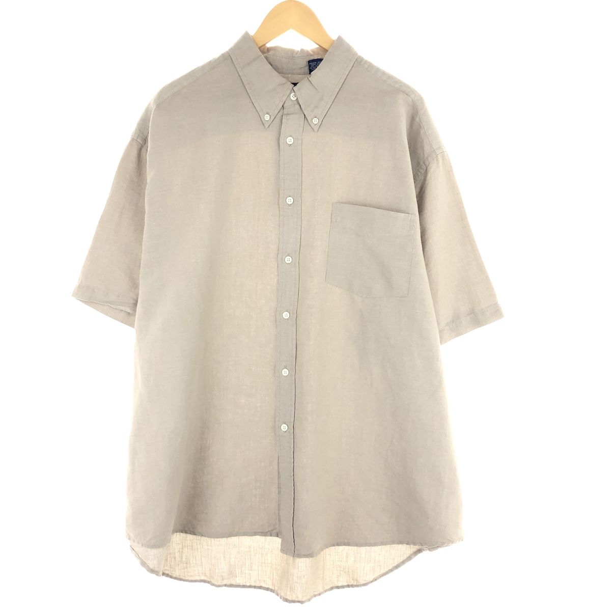 古着 90年代 ギャップ GAP オールドギャップ 半袖 リネン ボタンダウンシャツ メンズXL ヴィンテージ /eaa442574 【中古】/eaa442574