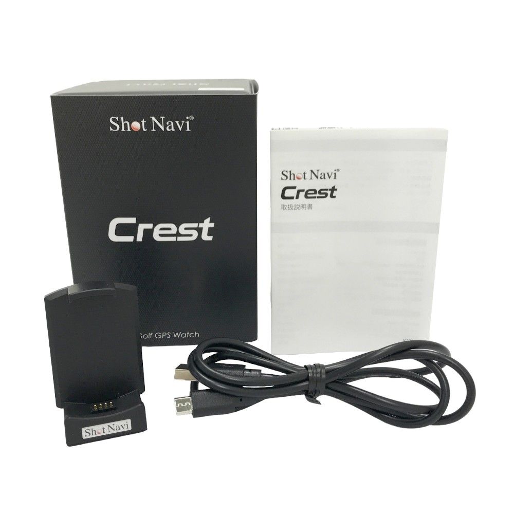 SHOT NAVI ショットナビ CRWS12320064 GPSナビ Crest  ホワイト系  [240101247374] ゴルフウェア ストスト