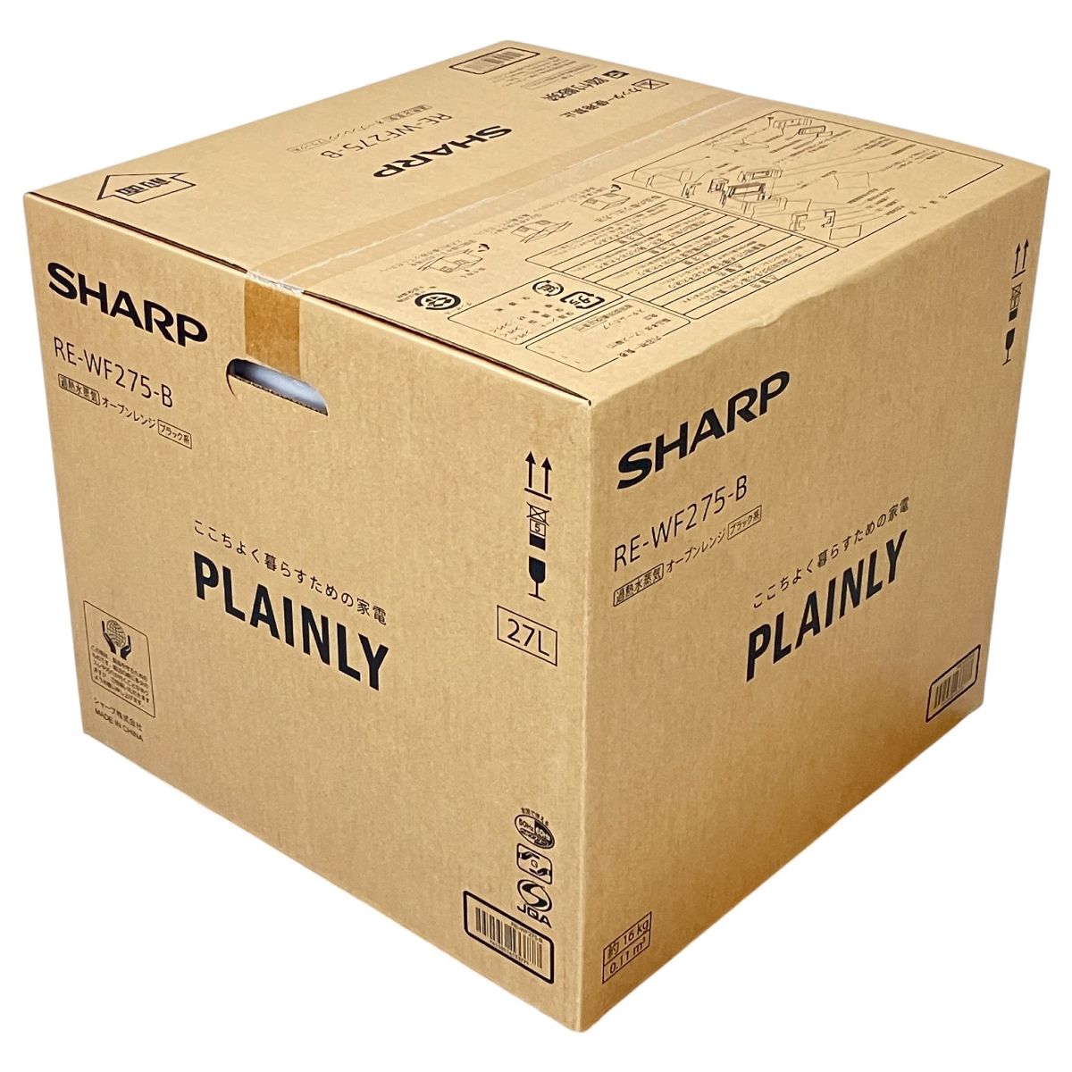 SHARP シャープ RE-WF275-B 過熱水蒸気 オーブンレンジ PLAINLY 27L ブラック系 N10480383 WWW_KANDAIZUMI_COM