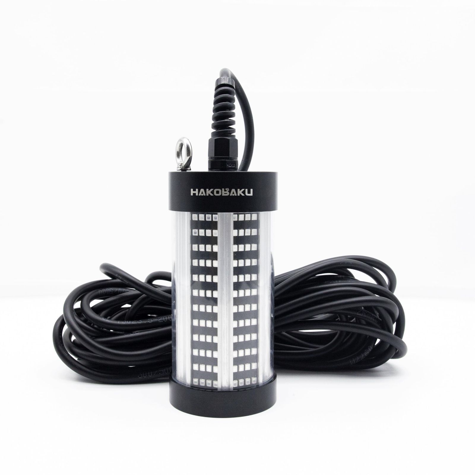 高輝度 対応 48v 24v 12v USB5V 7M|8Mケーブル 青緑色 集魚ライト タチウオ釣り イカ アジ シラスウナギ漁 船 堤防 LED DC12～60V 強力 水中 明るさ調光 10w|70w 調光機能付き 集魚灯 HAKO