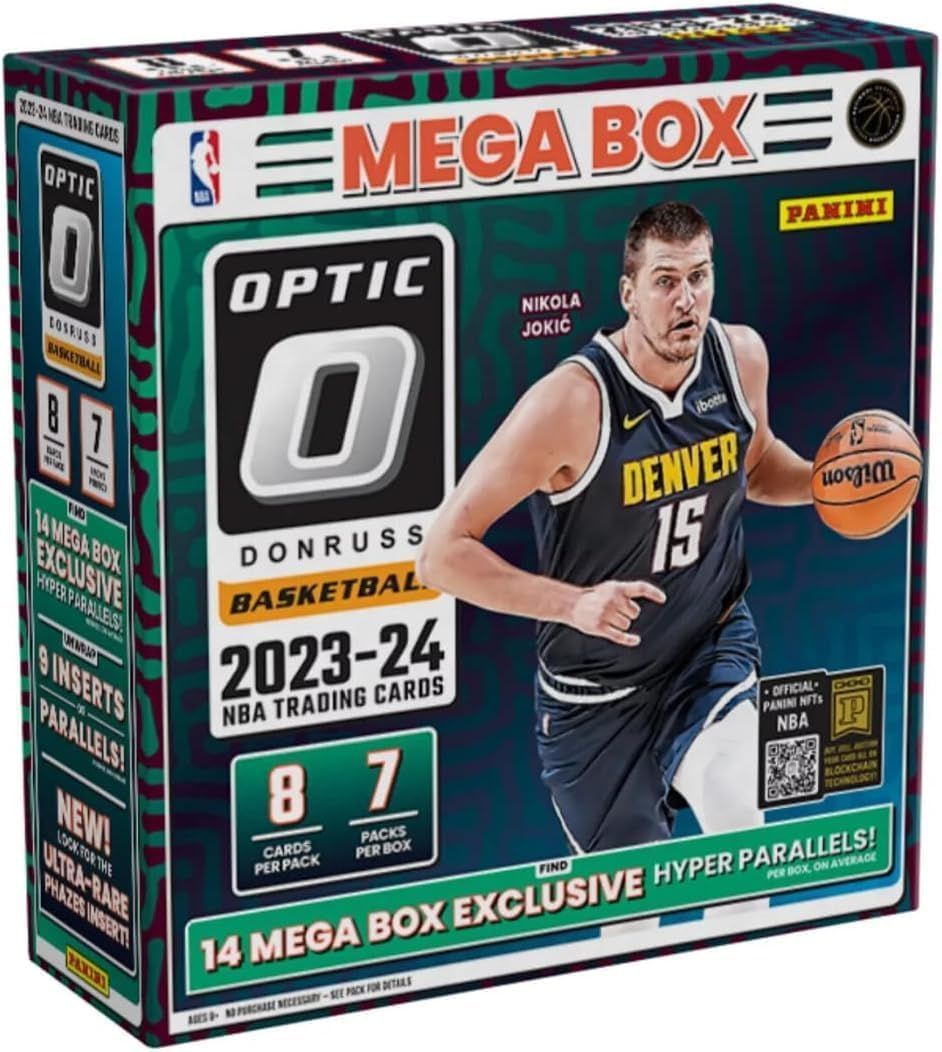 2025-24 Donruss Optic Basketball Mega Box Hyper Parallels -パニーニ ドンラス オプティック バスケットボール メガボックス 並行輸入品