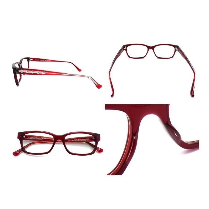 クロムハーツ CHROME HEARTS DROP BOX CHプラス テンプル ウェリントン サングラス 眼鏡 w23954