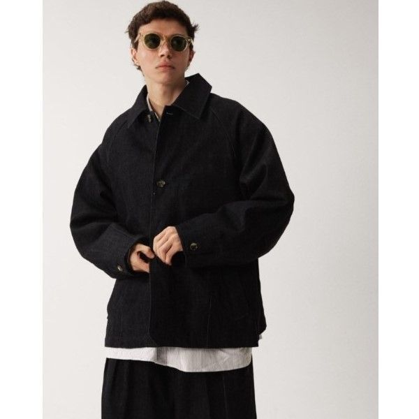 Sillage / manteau court organic selvedge denim wash - メルカリ