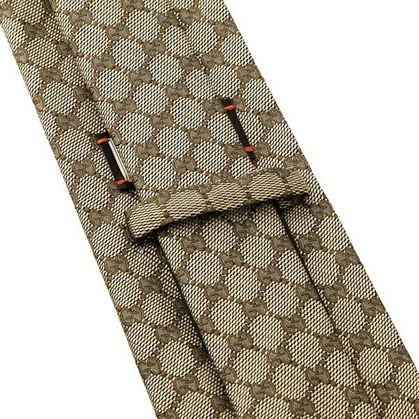 新品 グッチ GUCCI ネクタイ GGパターン ベージュ - メルカリ