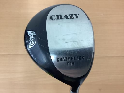 CRAZY CRAZY BLACK フェアウェイウッド F19 フェアウェイウッド FW リシャフト フレックスその他 メンズ 男性用 右利き 右用 Cランク ゴルフクラブ
