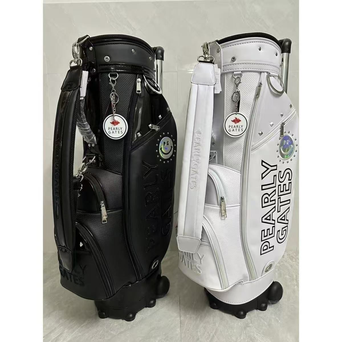 新品PEARLY GATES パーリーゲイツ ブラック キャディバッグ ブラック