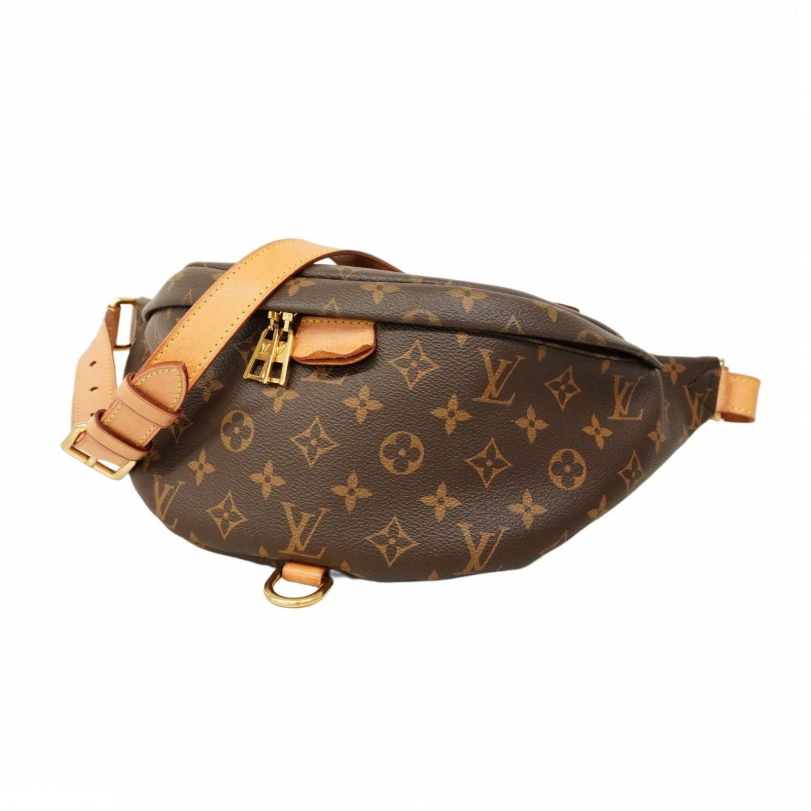 ルイ ヴィトン Louis Vuitton ルイ ヴィトン ボディバッグ モノグラム バムバッグ M43644 ブラウンメンズ レディース