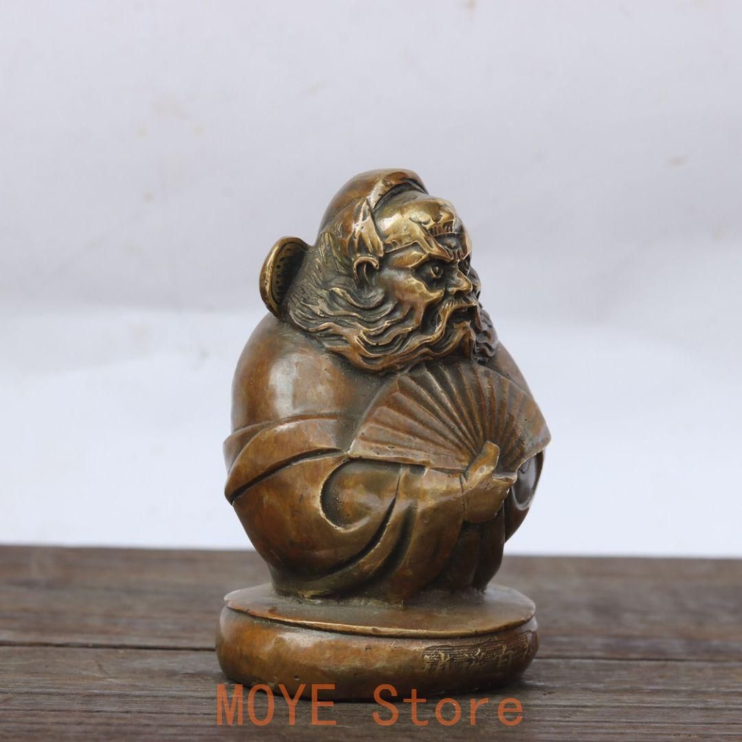 銅製 仏像 天師鐘馗仏像 茶道茶寵 鎮宅 辟邪 開運 風水 招財