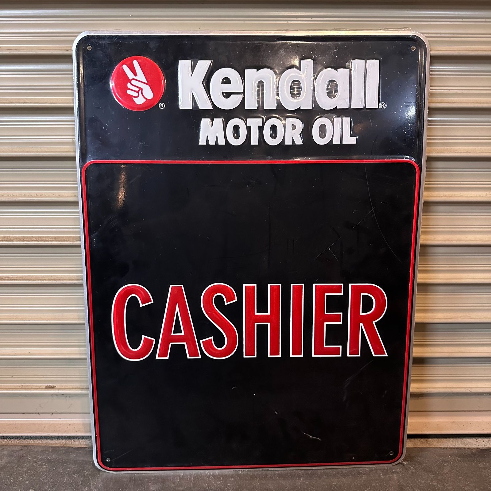 Kendall MOTOR OILヴィンテージ看板 / 1980's l Sign 【公式通販】