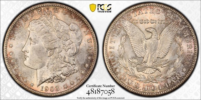 アメリカ　モルガンダラー銀貨1887 MS-62 PCGS アメリカ モルガンダラー銀貨1887 MS-62 PCGS | GoldSilverJapan