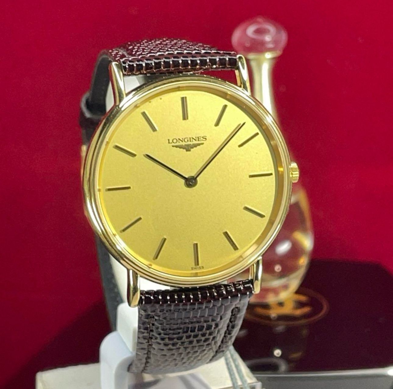 90s 未使用 LONGINES グランドクラシック クォーツ 純正尾錠 腕時計