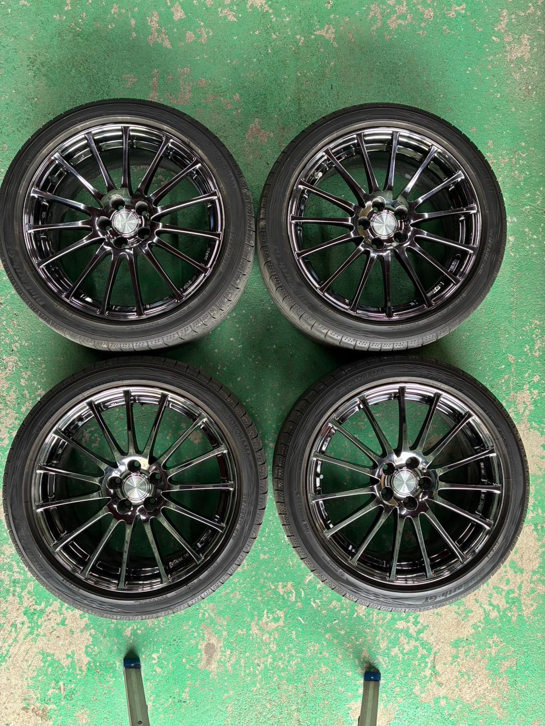 ヨコハマ ブルーアースGT ＆ エコフォルム 215|45R17 タイヤホイールセット 4本セット