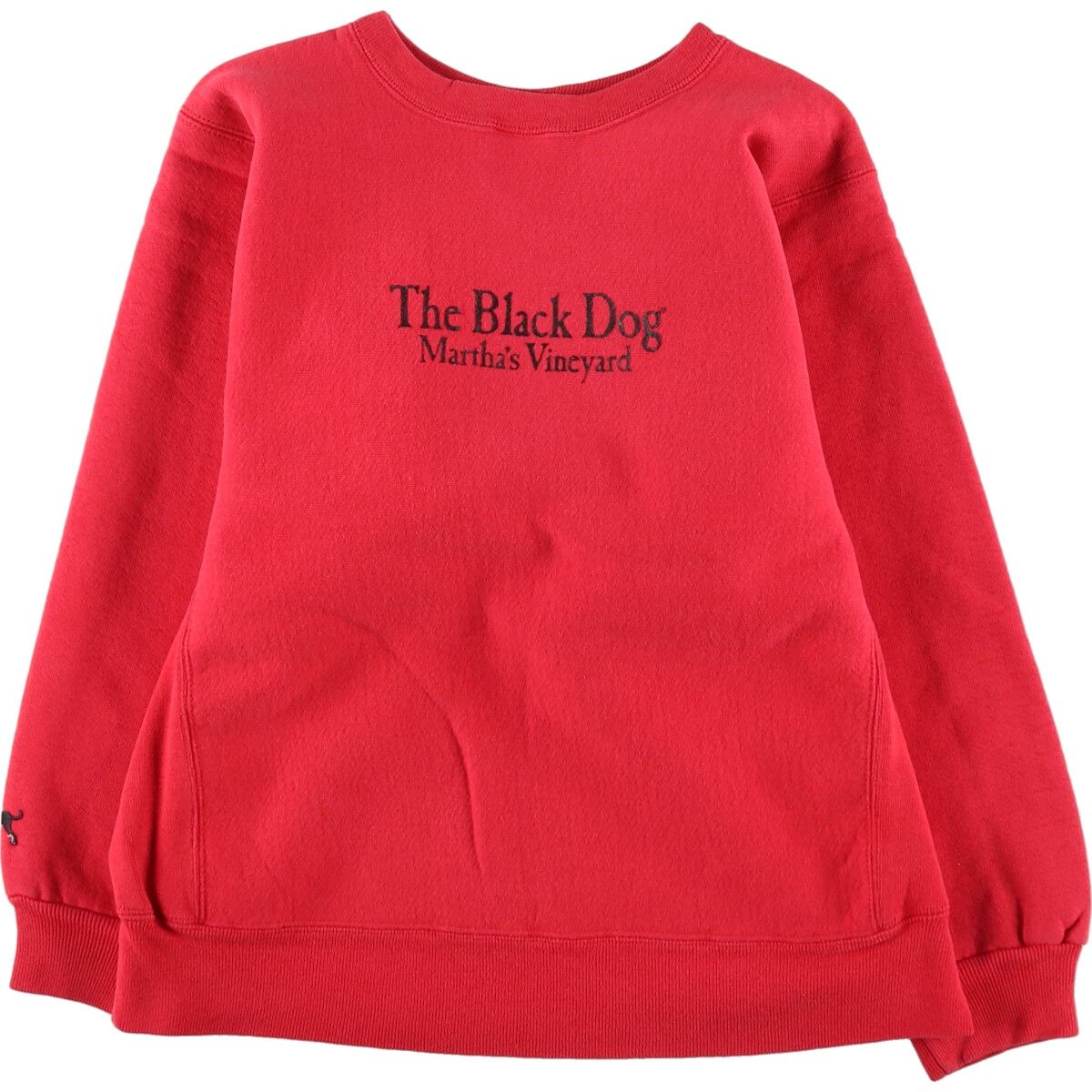 90s The Black Dog スウェット リバースウィーブタイプ USA製 古着