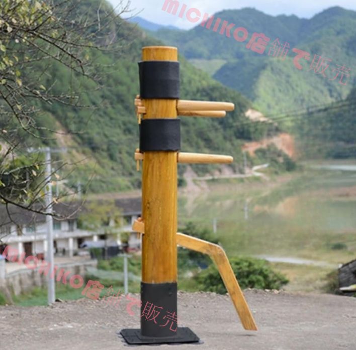 アイアン吸盤 保護具 パティオ ルーム 165センチメートルと詠春拳木の模造 カンフー木の模造 |詠春拳|木人杭|訓練家庭用|標準縦型木人杭|詠春杭|大人用|子供用