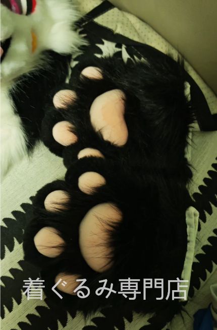 着ぐるみヘッド 黒 全頭ヘッド ケモノ ファースーツ ぬいぐるみ コスプレ コスチューム kigurumi