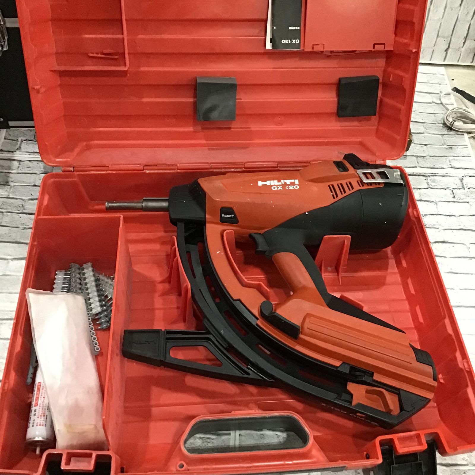 〇ヒルティ(HILTI) ガス式鋲打機 GX120【川口店】 - メルカリ