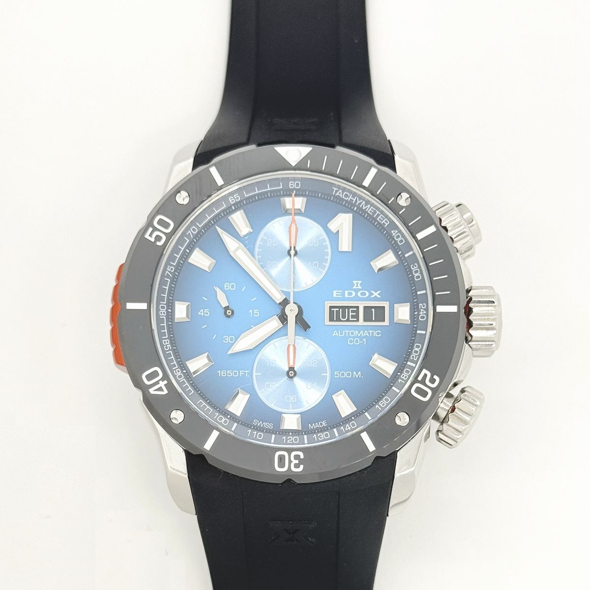 エドックス EDOX クロノオフショア1 ベゼルロック クロノグラフ 01128-3NOCA-BUIDN