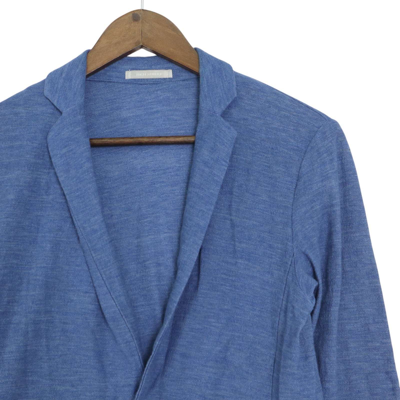 美品HIGH STREET ニット アンコン テーラード ジャケット Sz.M HIGH 