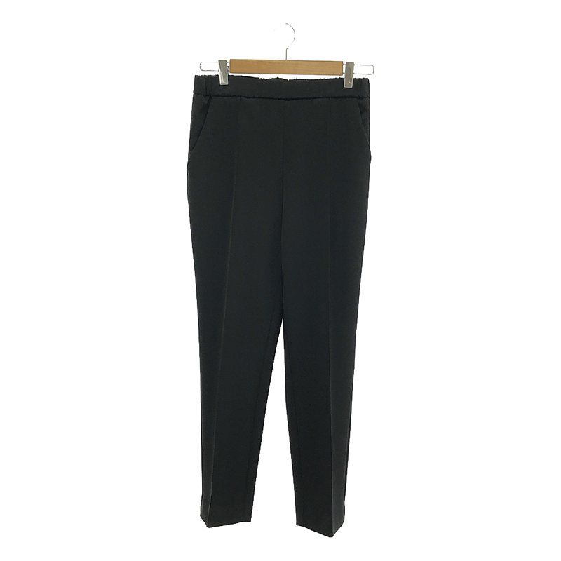 yori / ヨリ | セレモニーピンタックパンツ | 38 | ブラック