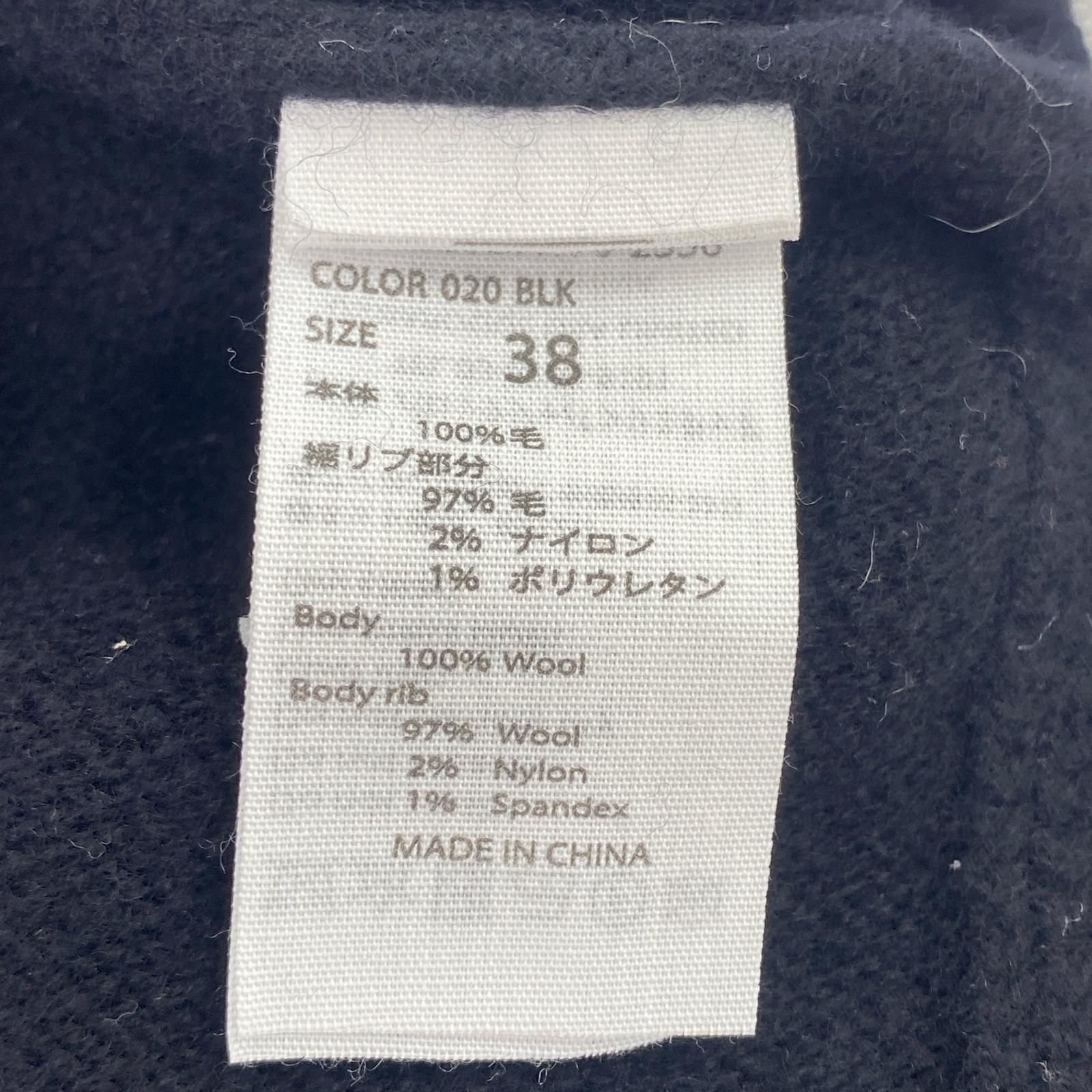 当店の新品大セール！ ENFOLD エンフォルド サイドスリット ニットベスト size38 ブラック