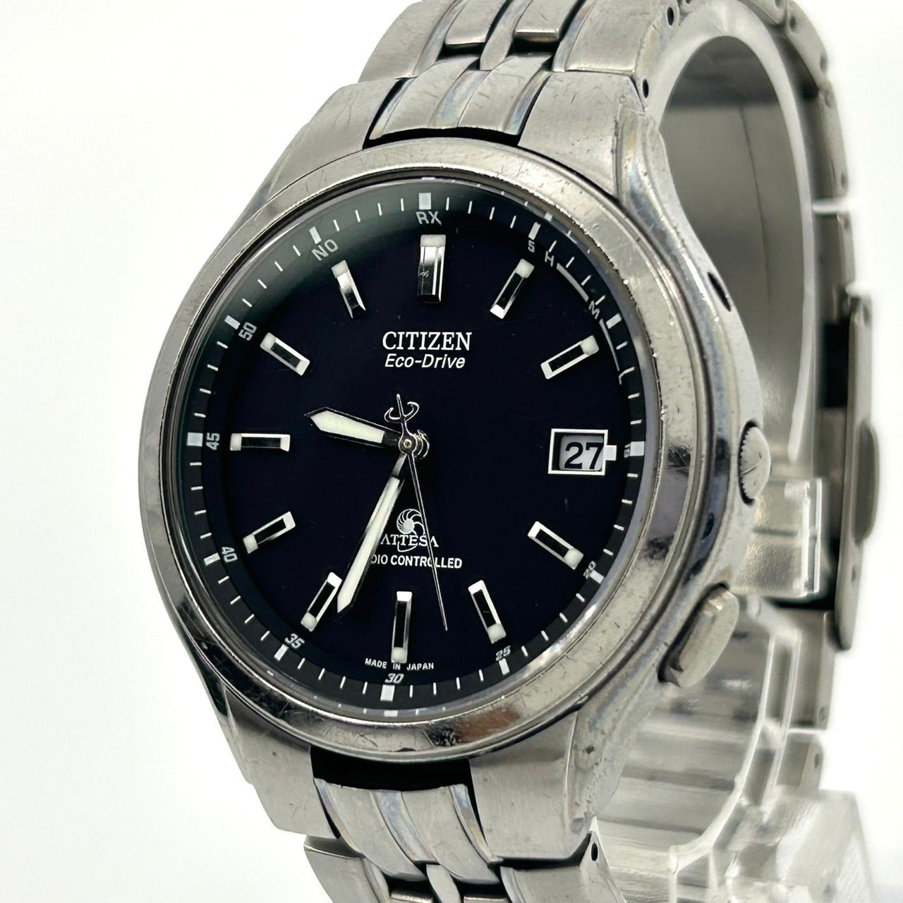稼働品】CITIZEN ATTESA シチズン アテッサ メンズ腕時計 エコドライブ 