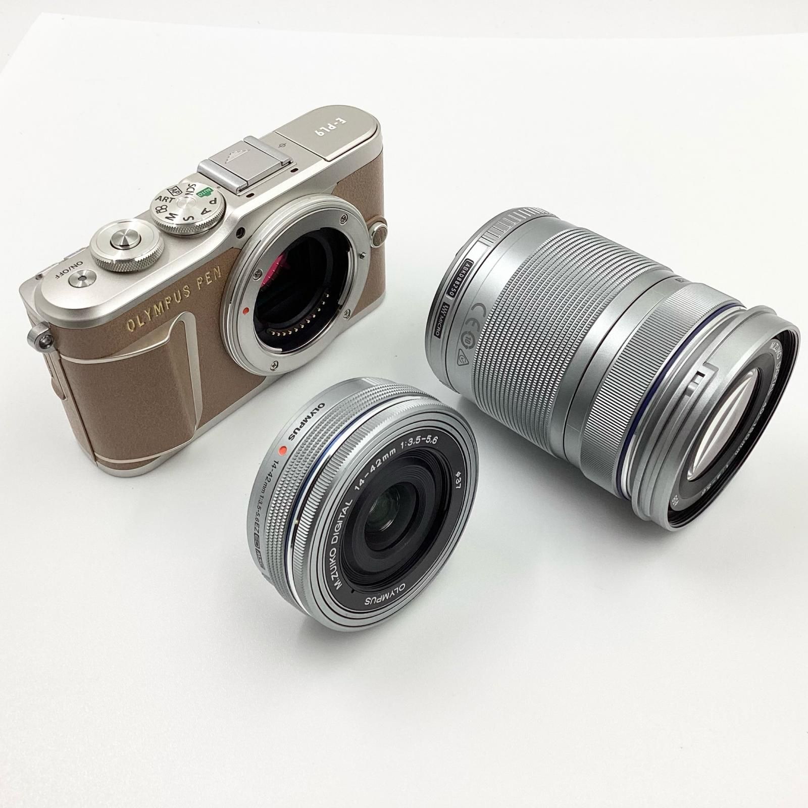全額返金保証】【最速発送】OLYMPUS デジタル一眼 PEN E-PL9 ダブル 