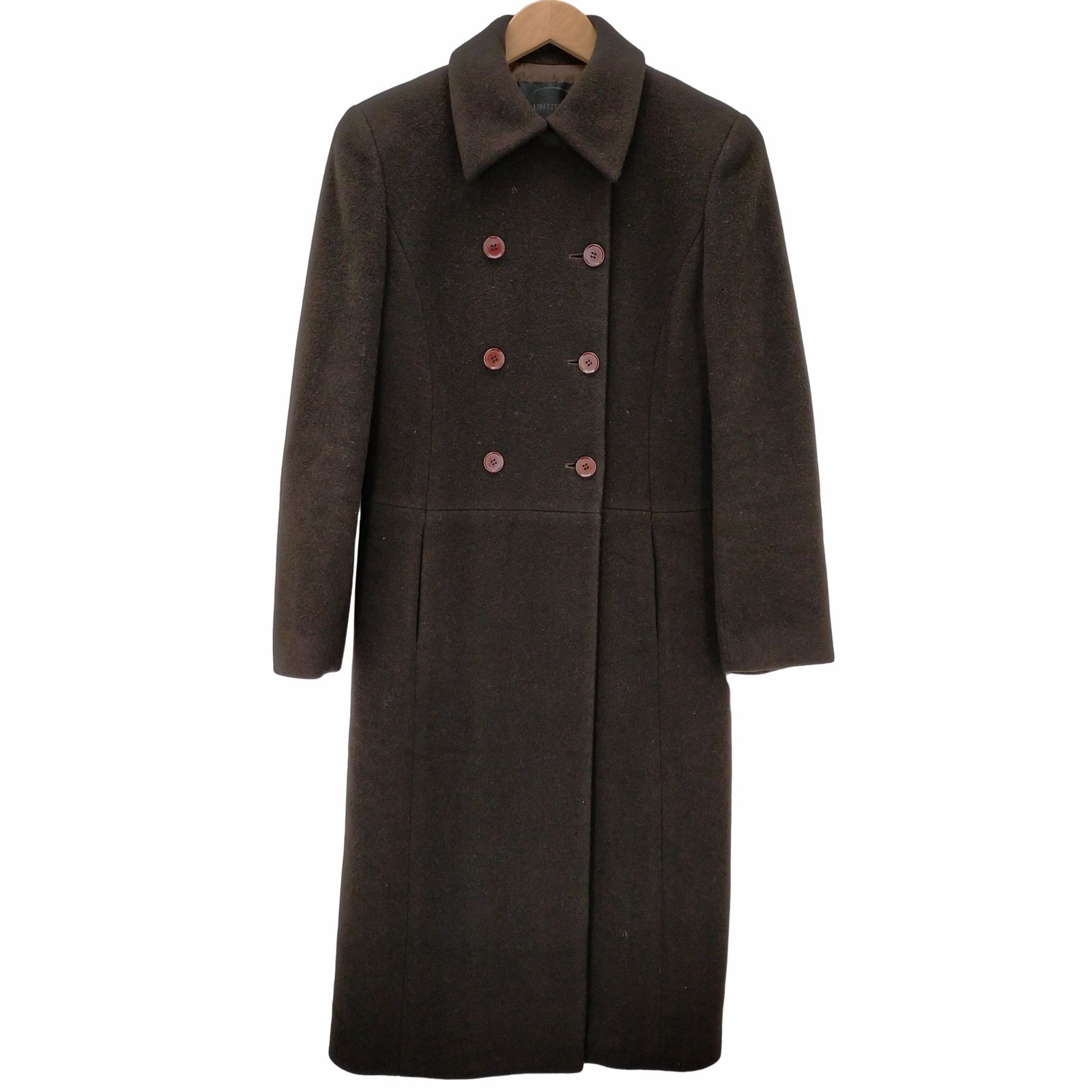 UNTITLED アンタイトル アンゴラ ウール フーデッドコート Coat