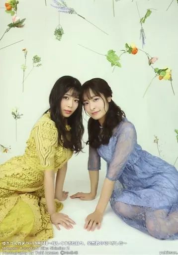 中古】生写真(AKB48・SKE48) 2：清水里香・安田桃寧/写真展「ゆきつん