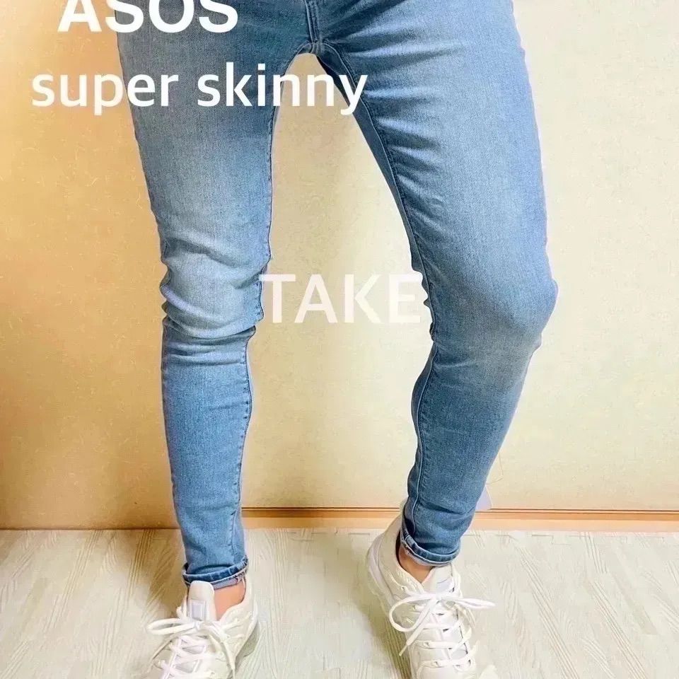 新品 ASOS Super Skinny Jeans スーパースキニージーンズ
