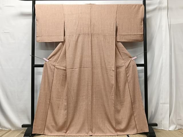 平和屋着物○上質な紬 作家物 霞文 正絹 逸品 CAAW3701vf 平和屋