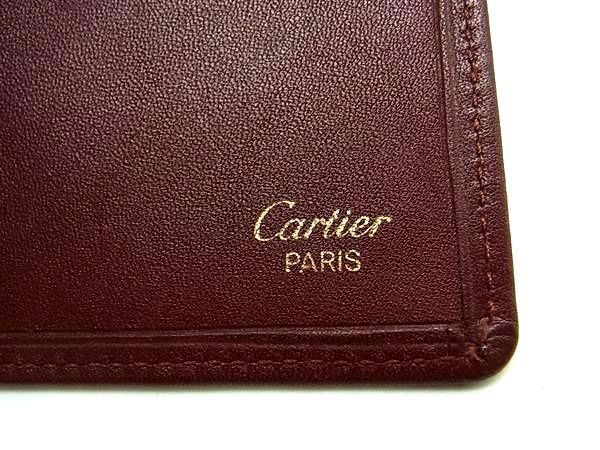 Cartier カルティエ マストライン レザー 二つ折り 財布