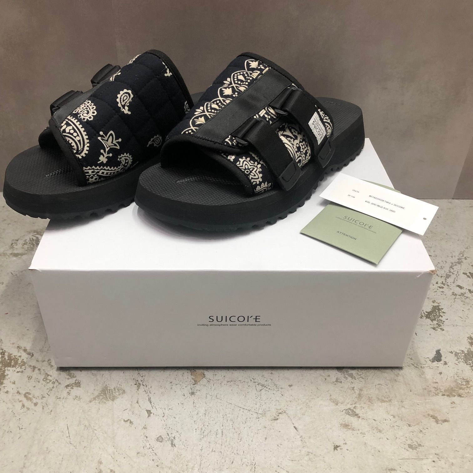 新品 MIYAGIHIDETAKA × SUICOKE KAW 10 ブラック