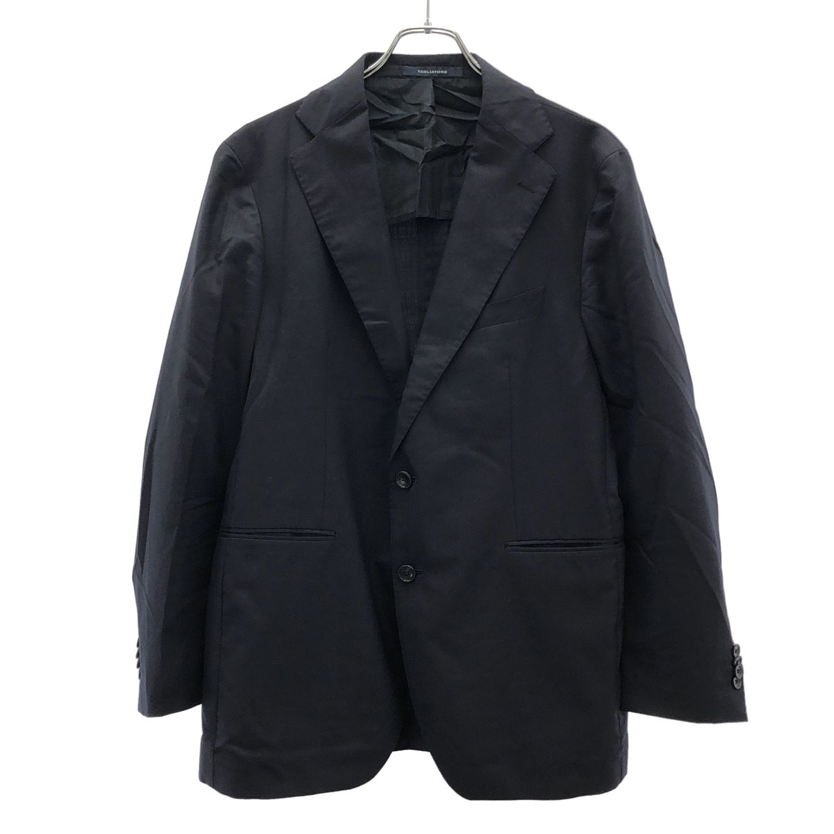 TAGLIATORE タリアトーレ ウールシルクテーラードジャケット-スラックスパンツ セットアップスーツ 2SVF22B11 520088 ネイビー 50