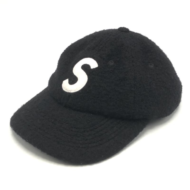 SUPREME Boiled Wool S Logo Cap ブラック シュプリーム 10 240010478195