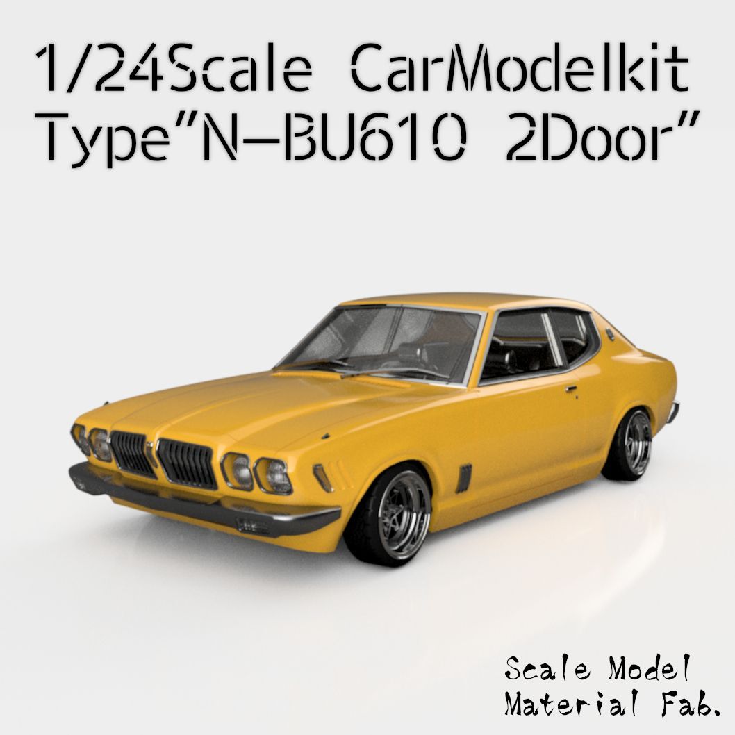 1/24スケール カーモデルキットタイプ「N-BU610 ２ドア」 - メルカリ