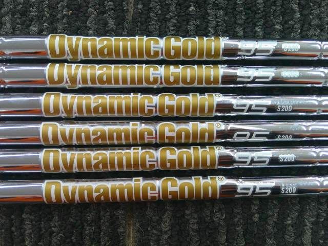 【中古】Dynamic Gold 95 S200 6本セット Dynamic Gold 95 S200 ゴルフシャフト 6本セット（dショッピング