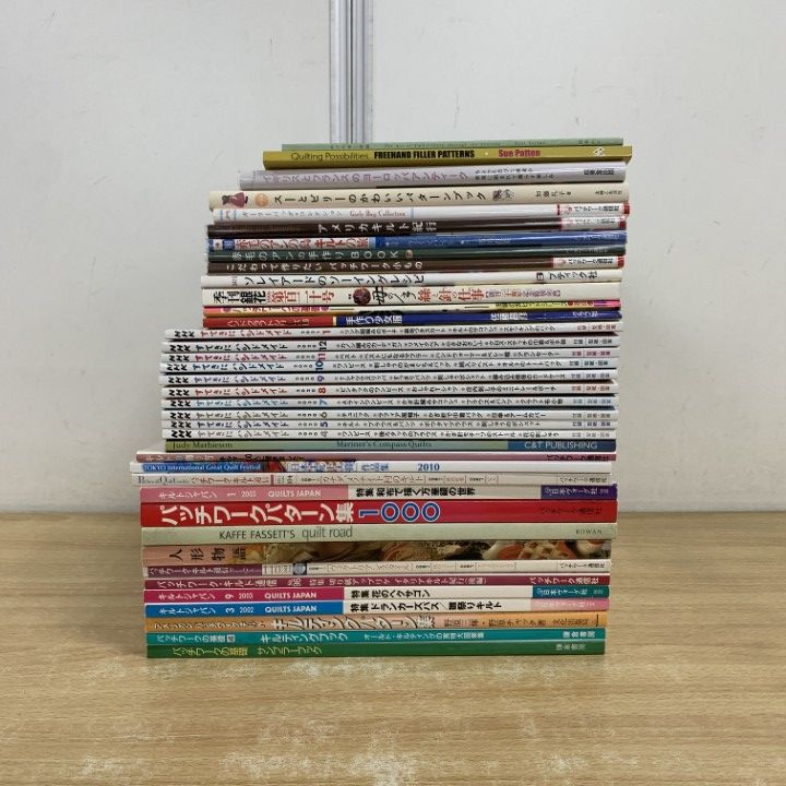 ■01)【同梱不可】キルト・パッチワークなど 手芸の本・洋書 まとめ売り約35冊大量セット/ハンドメイド/ヴィンテージ/作り方/裁縫/B □01)【同梱不可】キルト・パッチワークなど 手芸の本・洋書