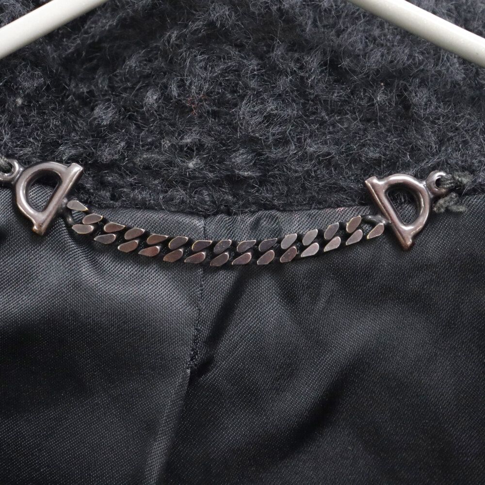 GUCCI (グッチ) モヘア ウール バンブーボタン フーデッド ダッフル