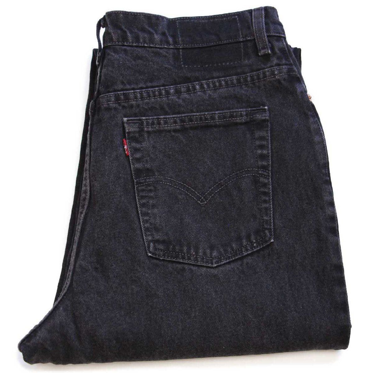 90s USA製 Levi'sリーバイス 550 ブラック デニムパンツ 16 W M☆164 ...