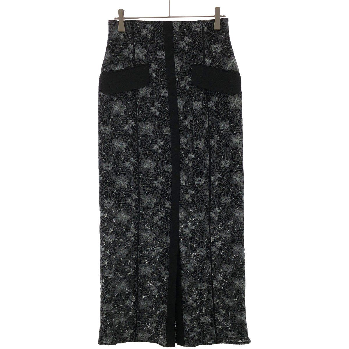 EBONY エボニー 23AW Embroidery Lace Skirt エンブロイダリーレース  