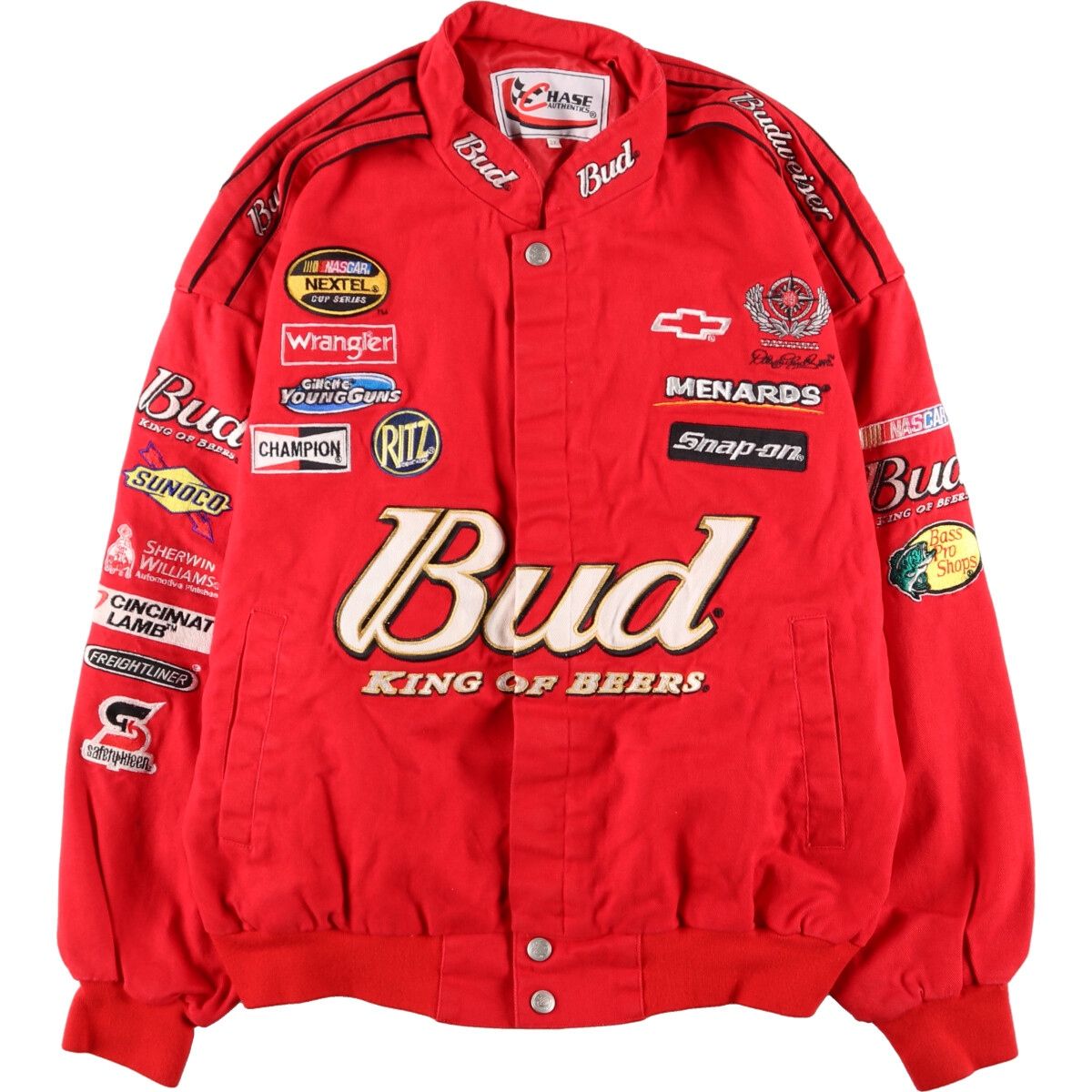 古着 CHASE AUTHENTICS Bud KING OF BEERS バドワイザー レーシング