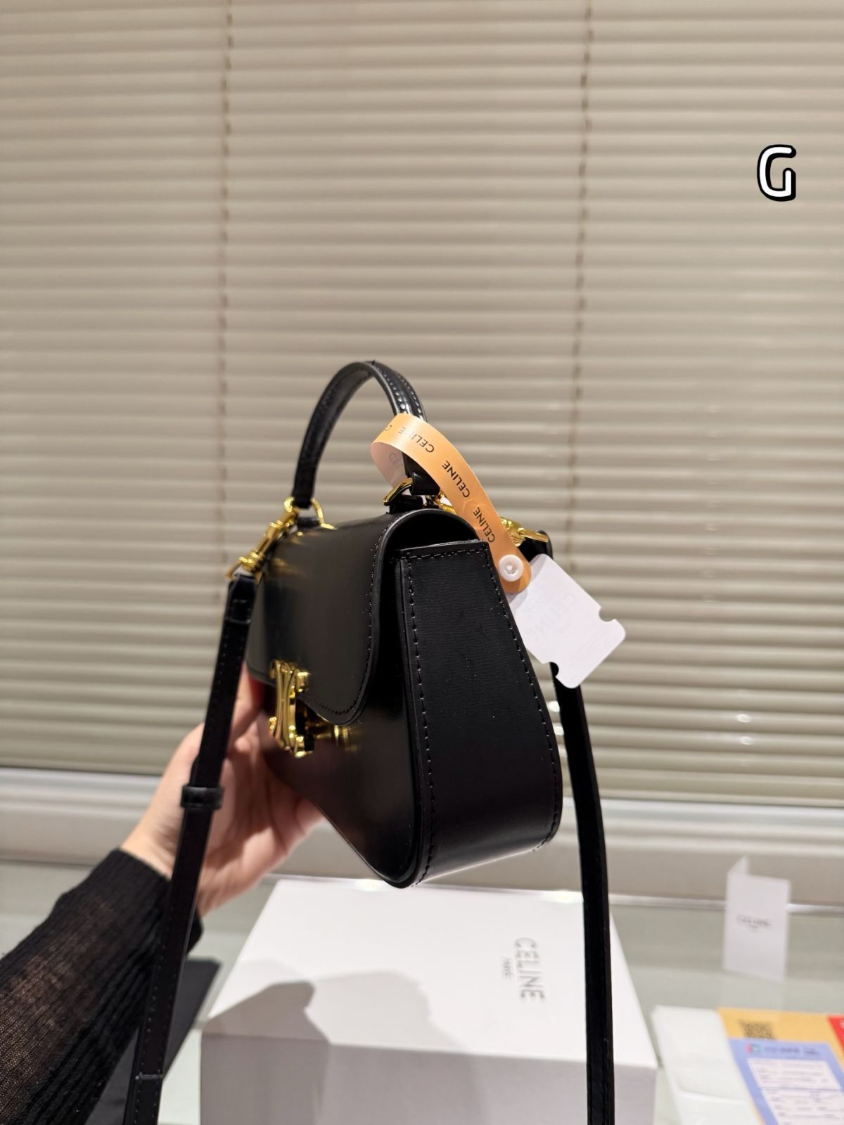 Celine] トリオンフ ショルダーバッグ - ギフトボックス付き