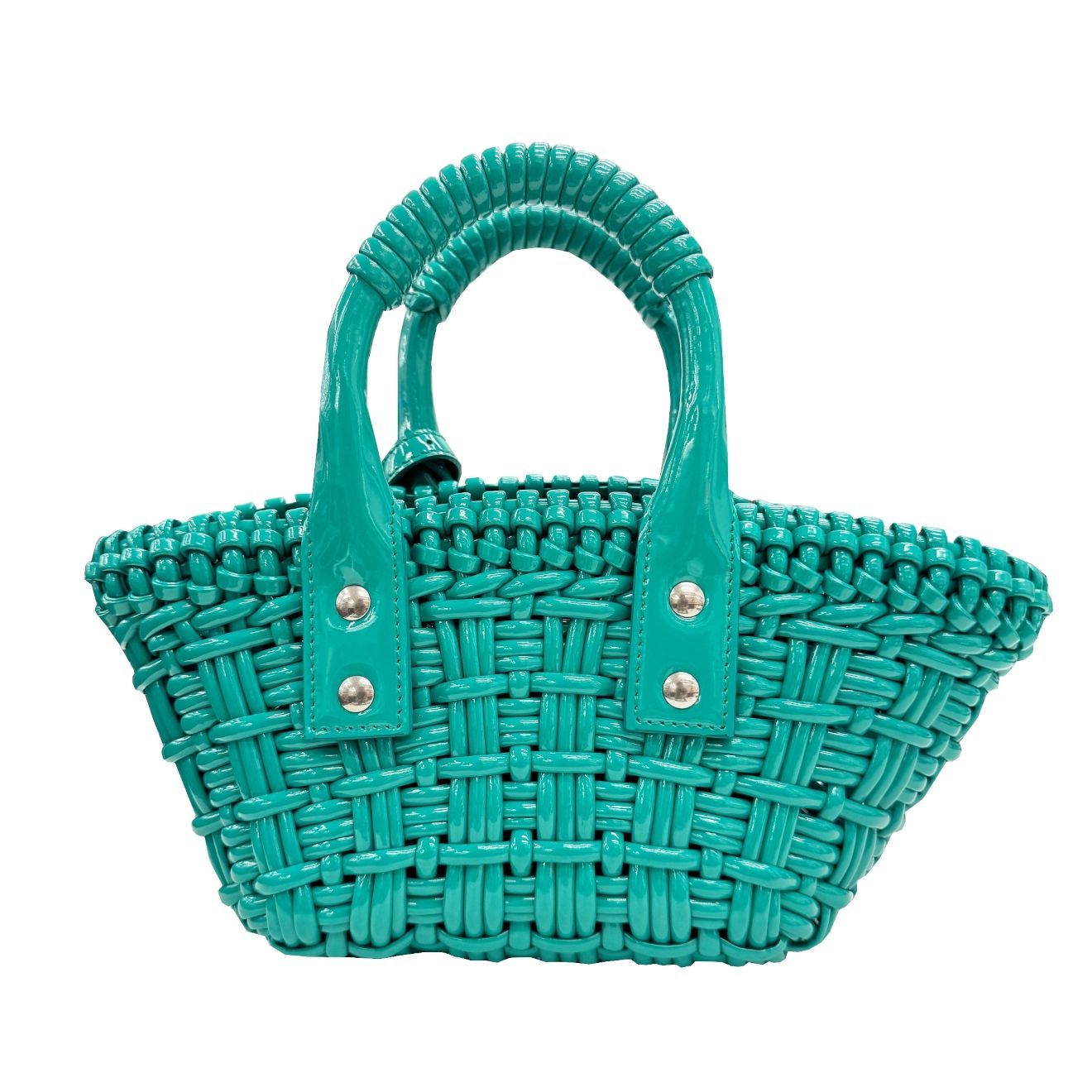 専用　美品！　BALENCIAGA ビストロ XXS バスケット　カゴバッグ BALENCIAGA(バレンシアガ) ビストロXXSかごバッグ 678028 レッド
