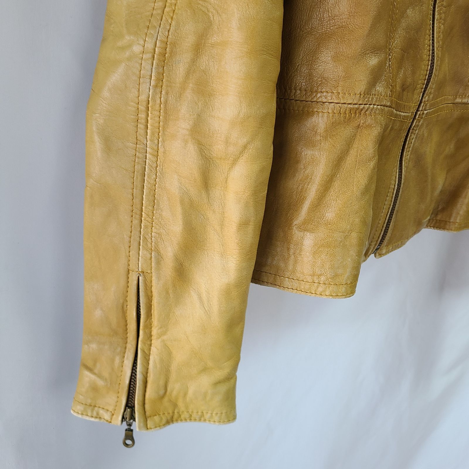 z57 MAX&Co. マックスアンドコー レザージャケット からし色