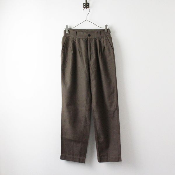 MHL. 2022AW WOOL COTTON DRILL ブラウン サイズⅠ - パンツ