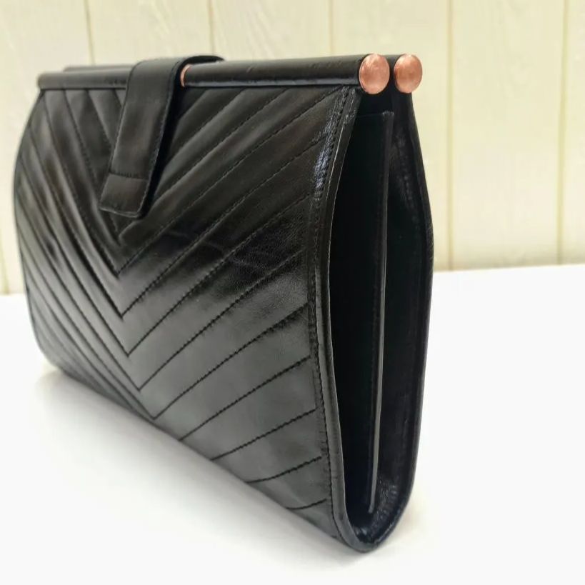 ヴィンテージ】YVES SAINT LAURENT イヴ サンローラン クラッチバッグ